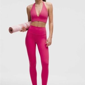 Pink Lululemon Leggings